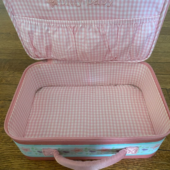 American Girl Bitty Baby Suitcase Zipper Bag Pink 8 x 11 Inch Pink - Picture 3 of 8
